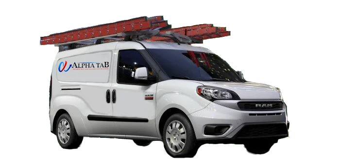 Alpha TAB service van with ladder rack